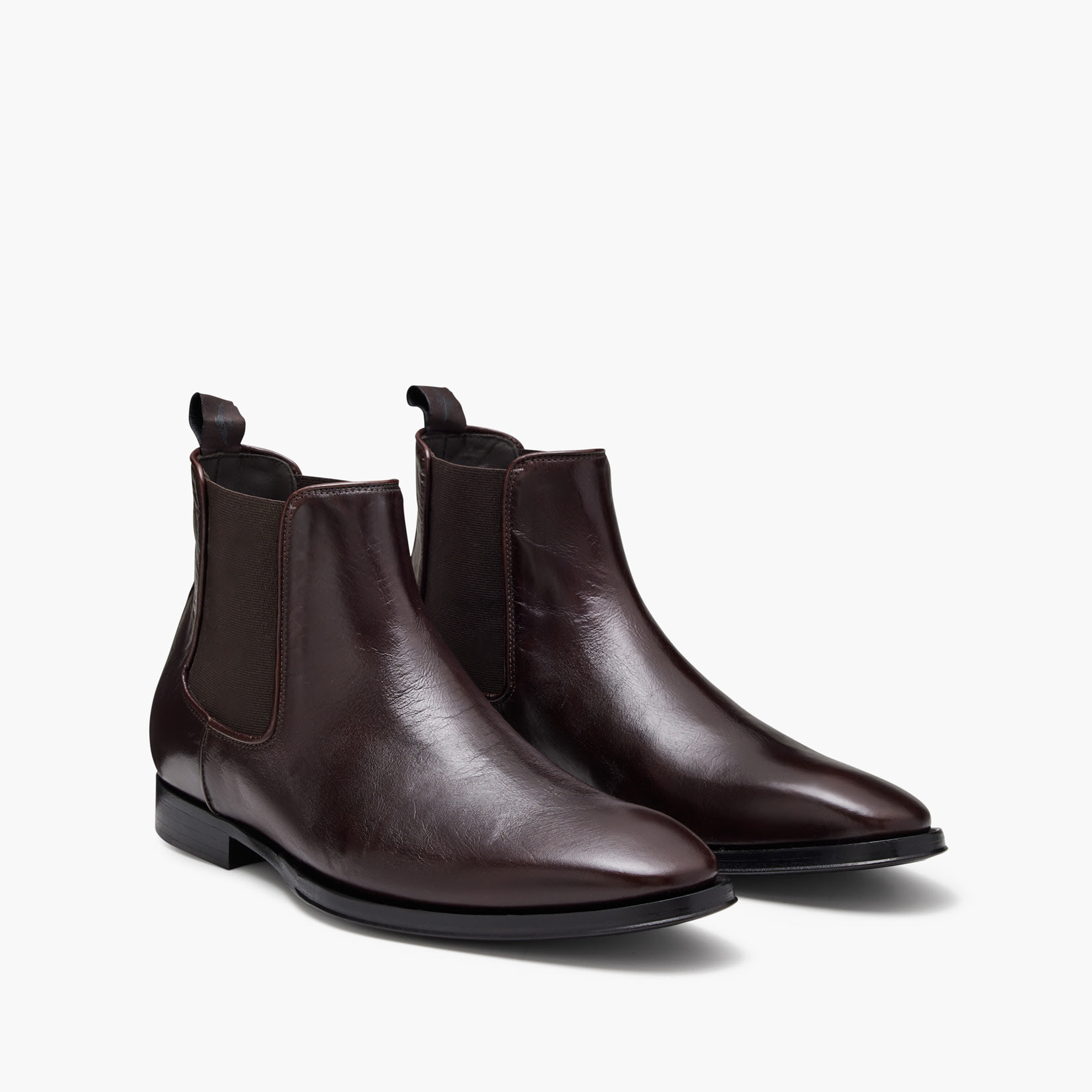Oxblood top chelsea boots