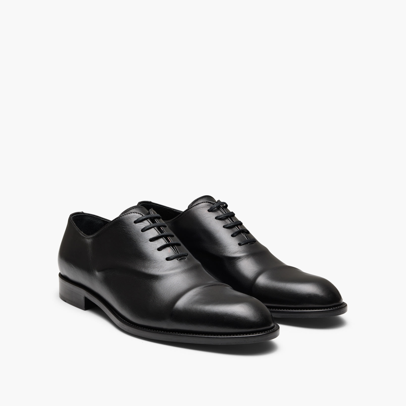 Stark Hi-Shine Black Dress Shoes