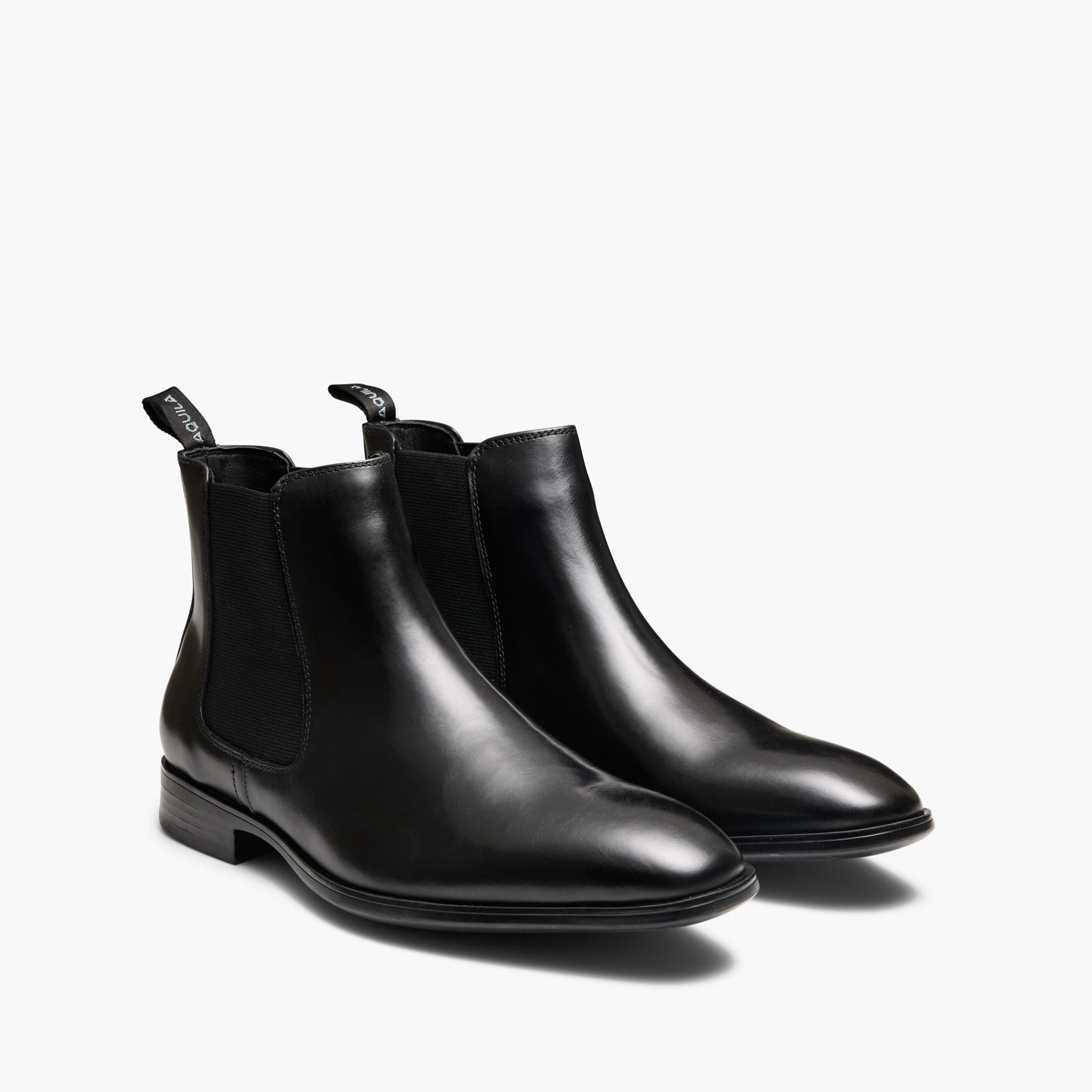 Men s Black Boots Fashionable Men s Leather Boots in Black Aquila