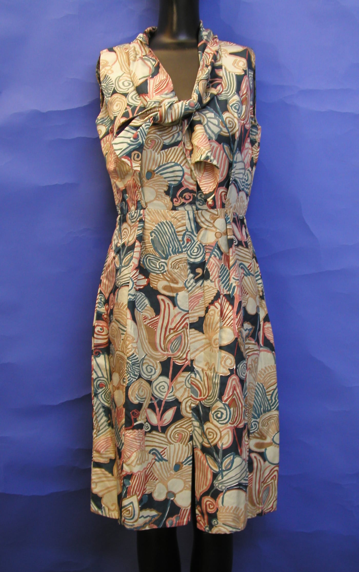 Block Print Wrap Dress – Sethu