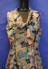 Batik Wrap Dress — Forest Green – Sethu (image 2)