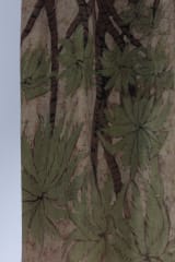 Men's Batik Shirt — Maroon Leaf – Sethu (image 2)