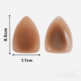 Self-Adhesive Triangle Nipple Cover in Brown (image 2)