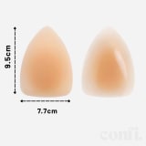 Self-Adhesive Triangle Nipple Cover in Beige (image 2)