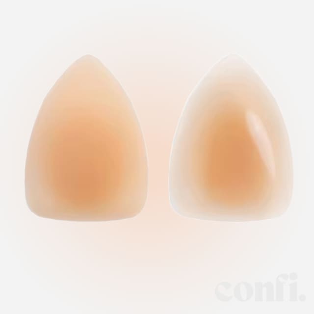 Self-Adhesive Triangle Nipple Cover in Beige