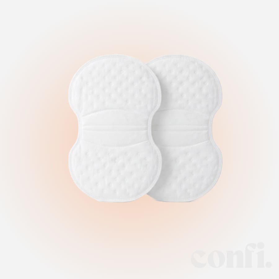 Unisex White Underarm Sweat Pads