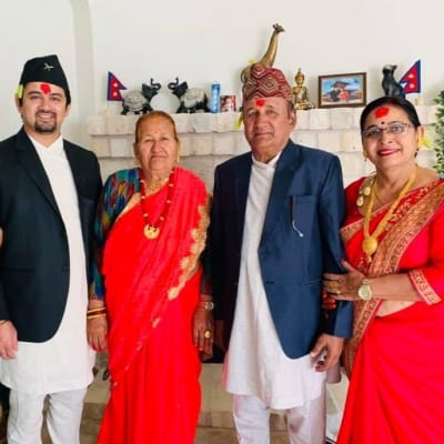 Goma Devi Kadariya's family