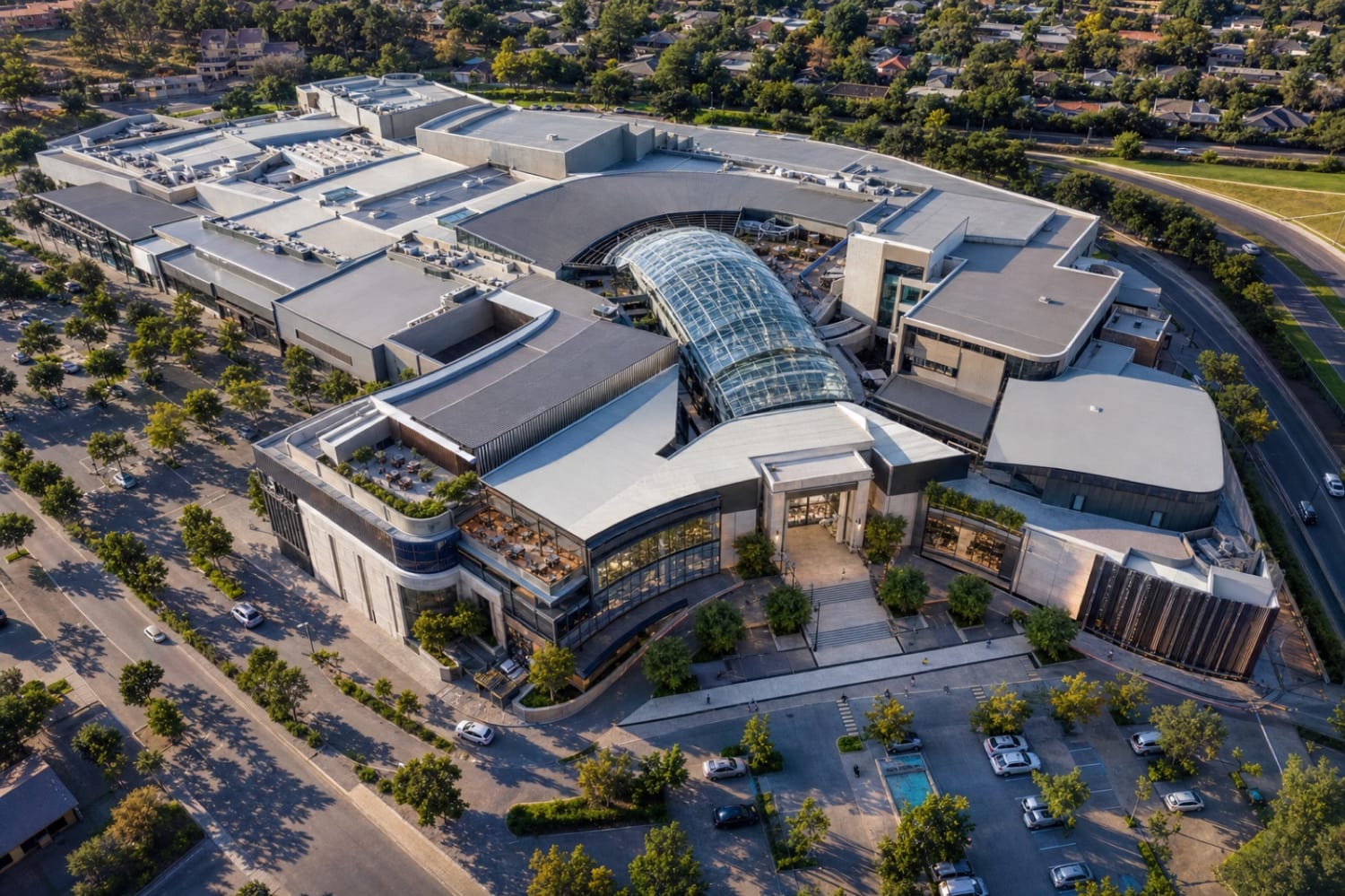 Application scenarios across the shopping centre