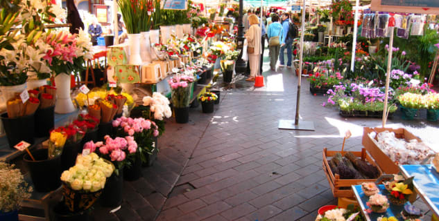 Květinový trh Cours Saleya - 