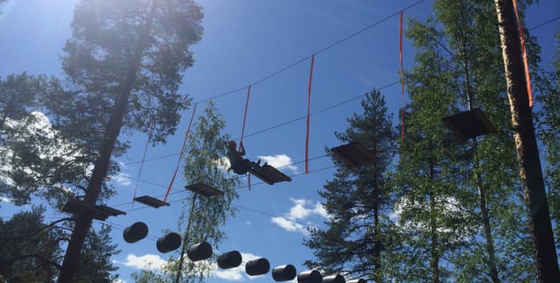 Lanový park Flowpark - http://www.flowpark.fi/turku/galleria/kuva/?lang=en