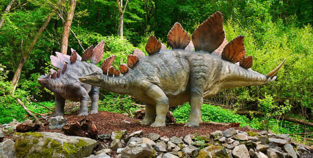 Dinopark Košice - https://cs.wikipedia.org/wiki/Soubor:Stegosaurus_02_DinoPark_Ko%C5%A1ice.jpg