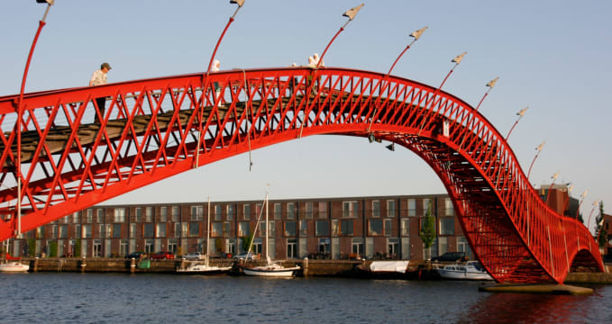 Most Python - https://en.wikipedia.org/wiki/Python_Bridge#/media/File:Pythonbrug_(8337913608).jpg