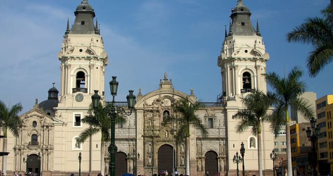 La Catedral de Lima - https://commons.wikimedia.org/wiki/File:Peru_-_Lima_085_-_La_Catedral_de_Lima_(6866531154).jpg