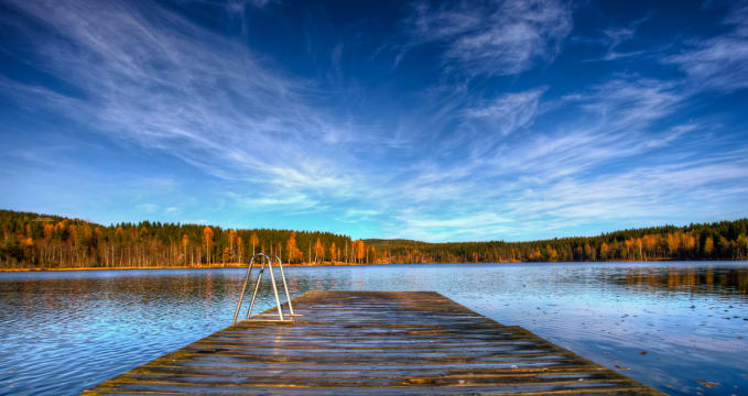 Jezero Sognsvann  - https://www.flickr.com/photos/oddne/5089591211/