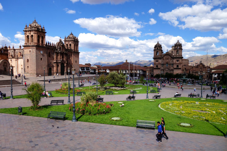 Plaza des Armas v Cusco