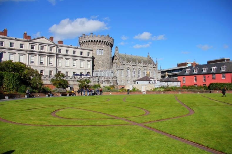Dublinský hrad a jeho zahrady