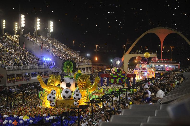 Sambadrome v Rio de Janeiro