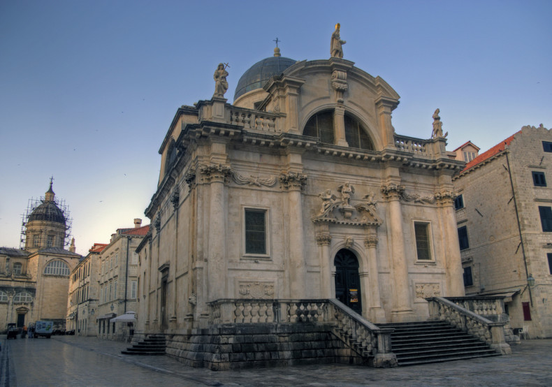 Kostel sv. Blažeje, patrona Dubrovníku.