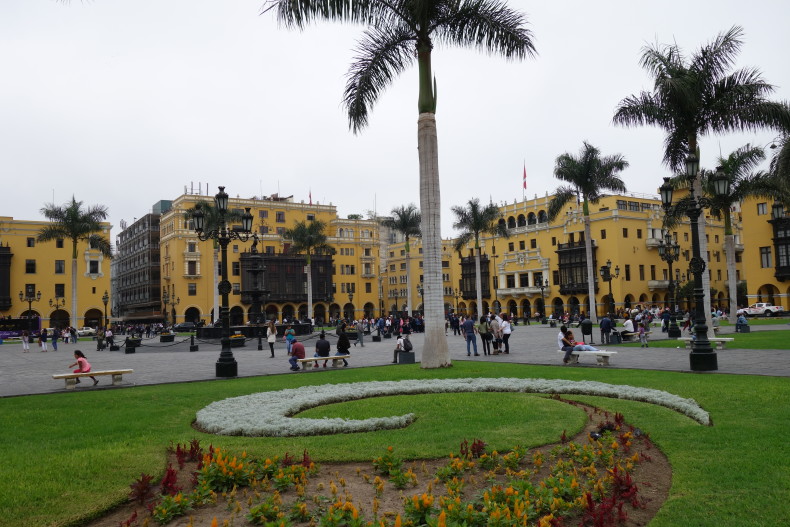 Plaza de Armas v Limě