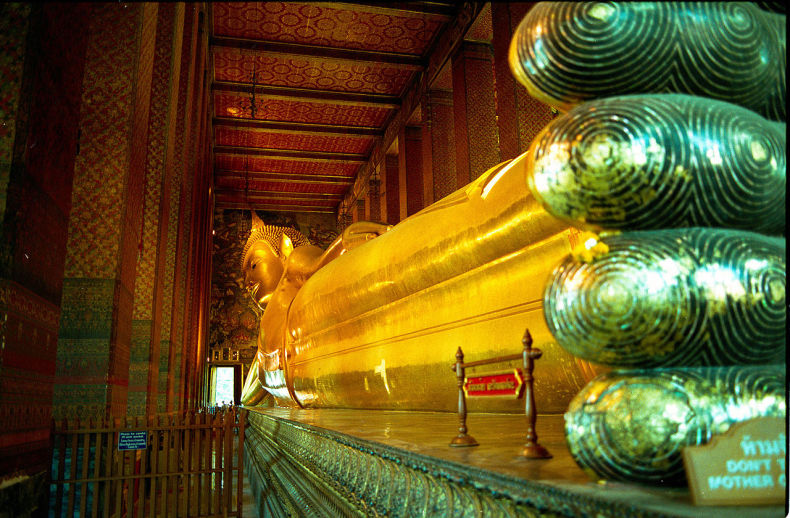 Ležící Buddha ve Wat Pho