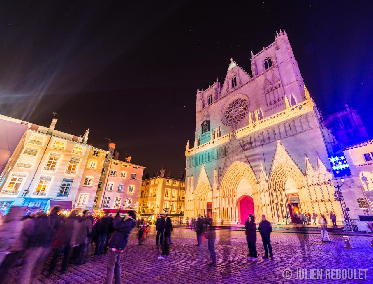 Festival světel ve francouzském Lyonu