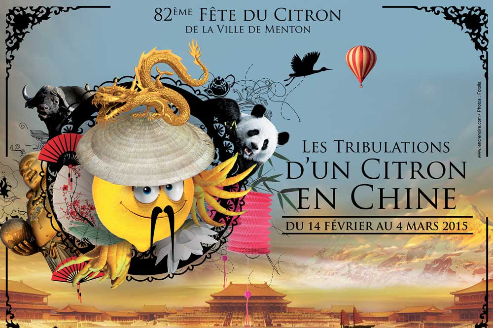 Citrónový festival ve francouzském Mentone