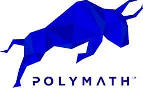 Polymath logo Special Purpose Agreement Contract (SPAC), High Yield DeFi Staking & Lending, STOs, Cryptocurrency