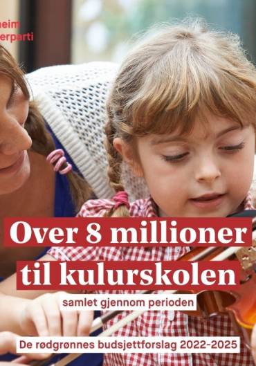 Over 8 millioner til kulturskolen