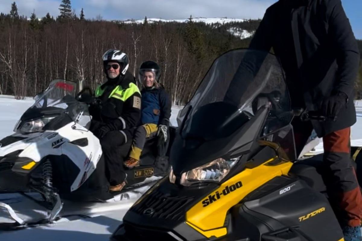 Gøy på scooter!