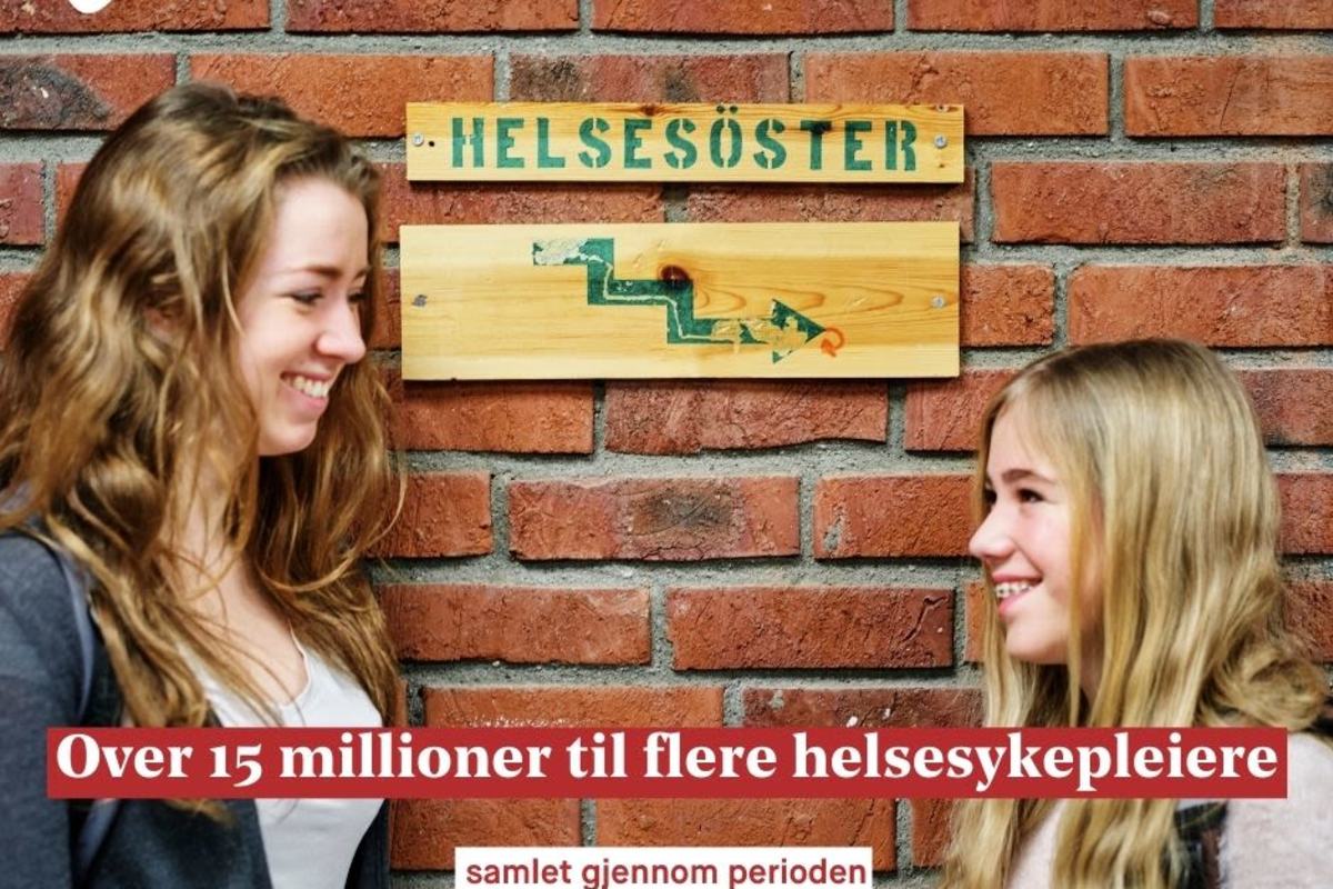Over 15 millioner til flere helsesykepleiere