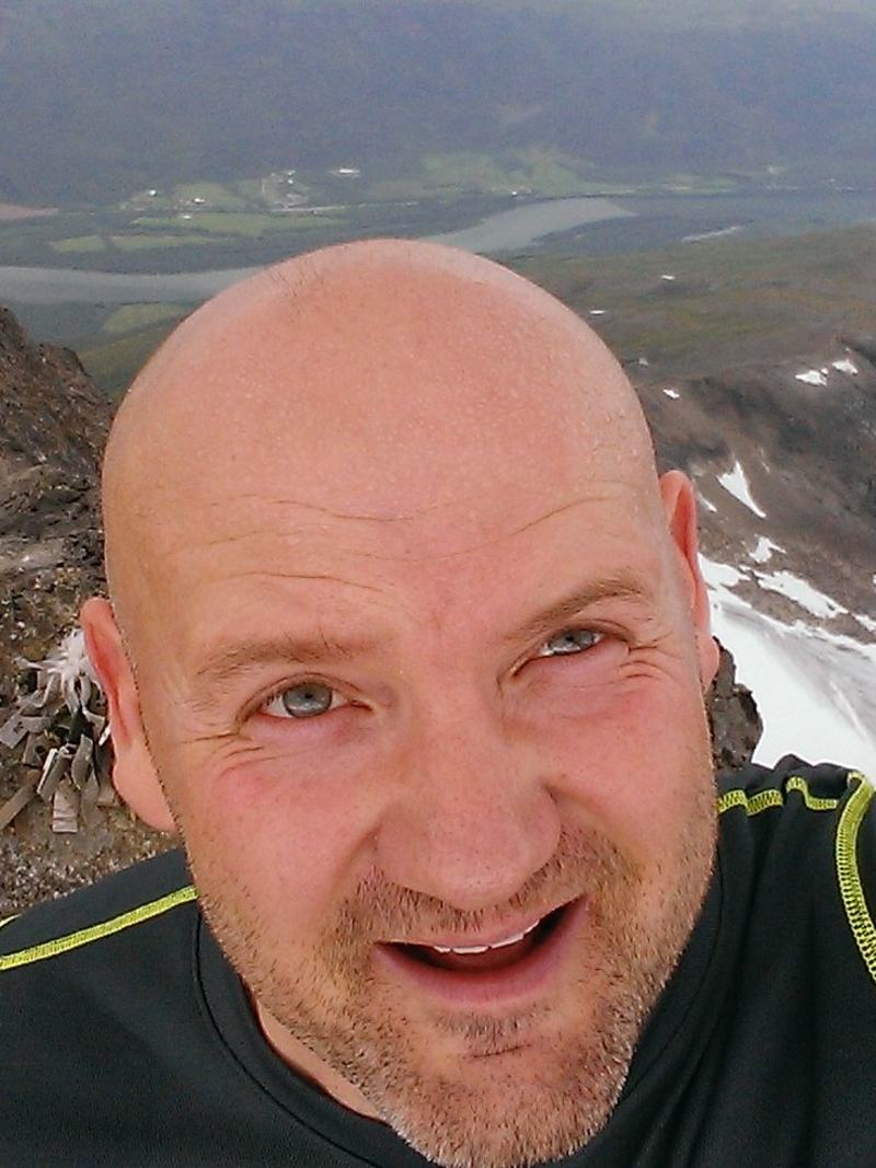 Selfie på Istind