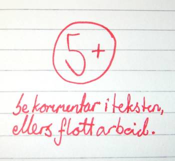 Eksempelbilde på karakter