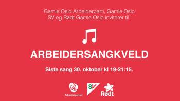 Invitasjon til arbeidersangkveld