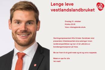 Ope møte om landsbrukspolitikk