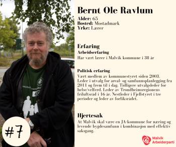 Profil av Bernt Ole Ravlum