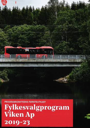 Forside fylkesvalgprogram