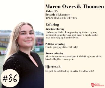 Profil av Maren Overvik Thomsen