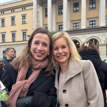Bilde av Astrid Aas Hansen og Sigrunn Gjerløw Aasland
