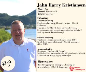 Profil av Jahn Harry Kristiansen