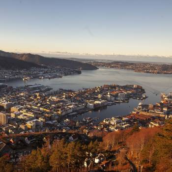 Bilde av Bergen fra Fløyen