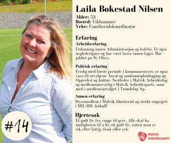 Profil av Laila Bøkestad Nilsen