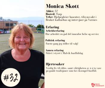 Profil av Monica Skøtt