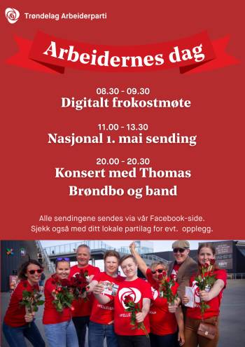 Programmet for dagen. 