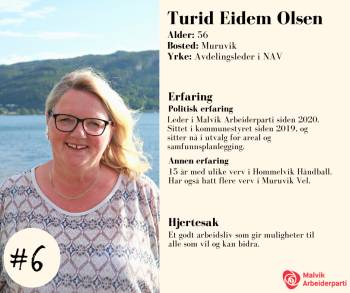 Profil av Turid Eidem Olsen