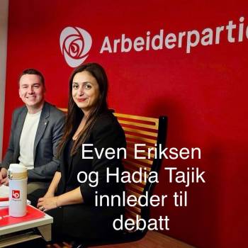 Even Eriksen og Hadia Tajik