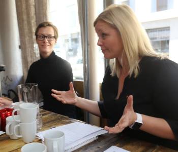 Anette Trettebergstuen og Kjersti Stenseng