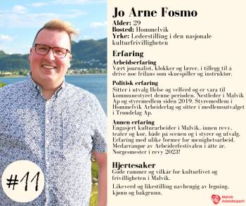 Profil av Jo Arne Fosmo