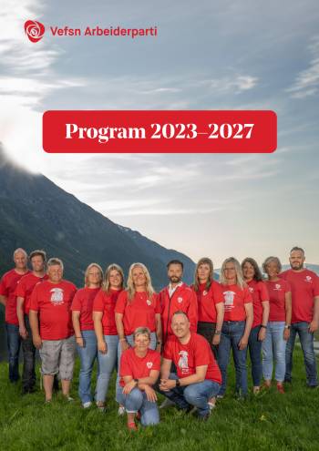 Program for Vefsn Arbeiderparti for kommunestyreperioden 2023-2027