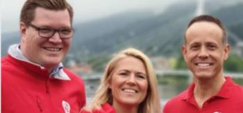 Våre tre toppkandidater: Eivind Knudsen, Monica Myrvold Berg og Mads Hilden.