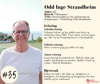 Profil av Odd-Inge Strandheim